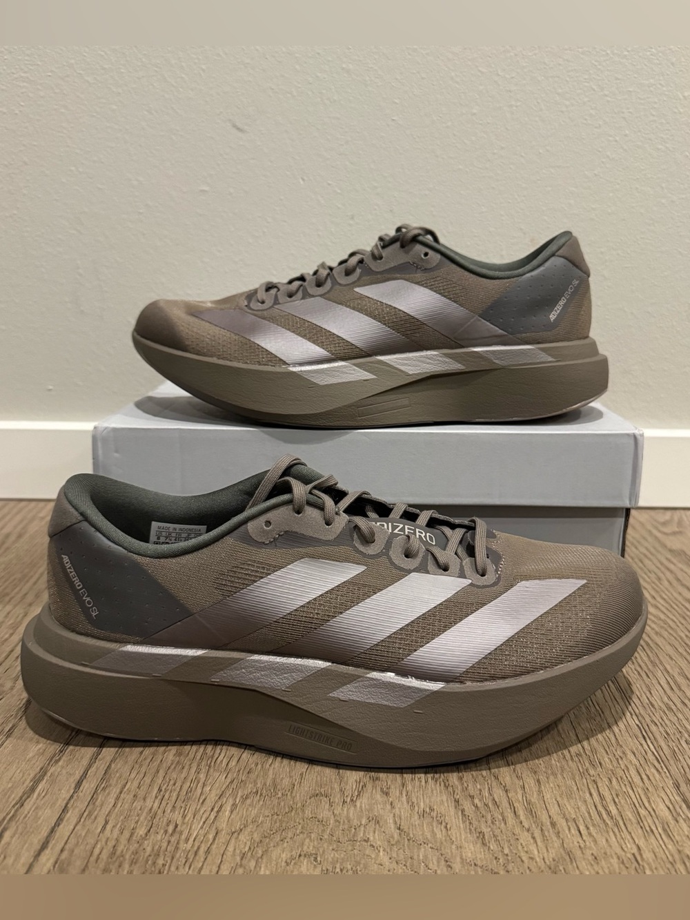 Adidas Adizero Evo SL Charcoal Brown
